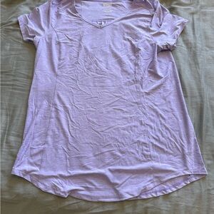 Duluth Trading Co Lavender V-Neck Tee